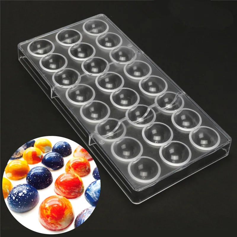 3D Polycarbonate Chocolate Bar Mold – Food-Safe DIY Baking Chocolate Baking Mold Oasis Select Round