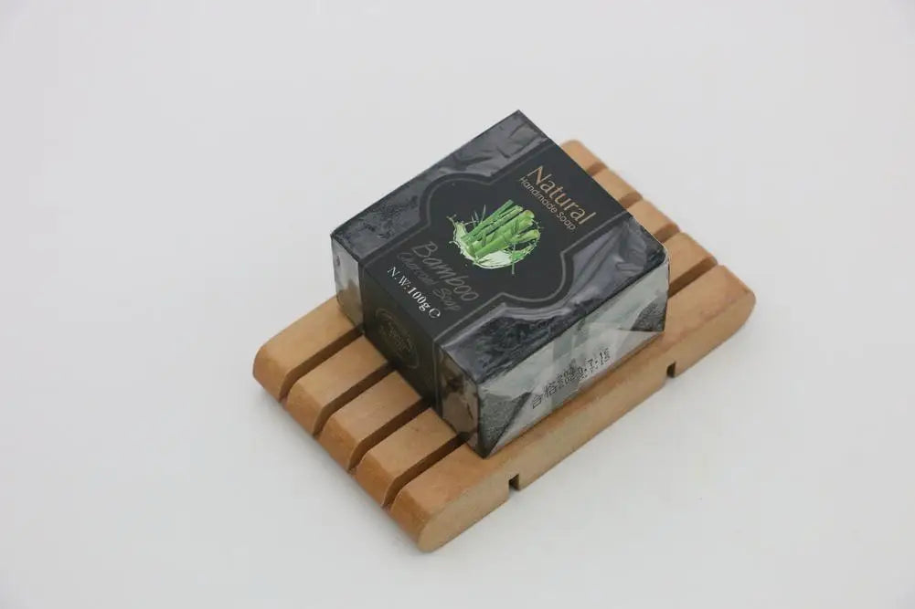 Natural Handmade Soap Bamboo Charcoal Oil Control Facial Cleaning Soap Chamomile Volcanic mud Hydrating Exfoliating Bath Soap Oasis Select Bamboo Charcoal China Mainland