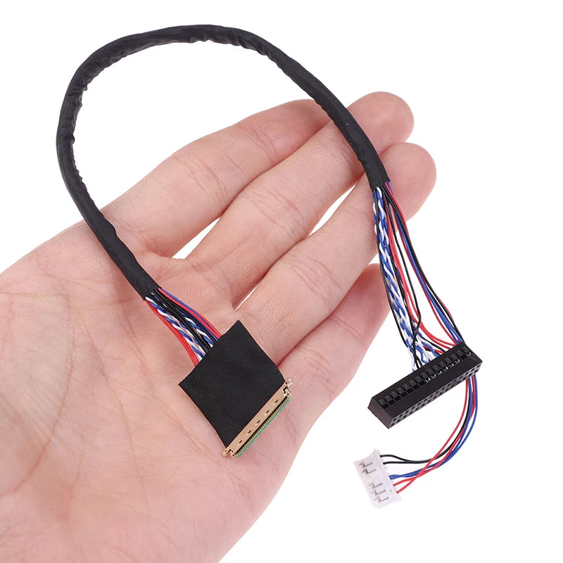 40-Pin LVDS Cable 6-Bit 2-Channel LCD LED Display | 25cm