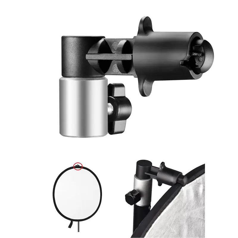 Studio Reflector Clip Holder Clamp for Light Stand | Photo & Video