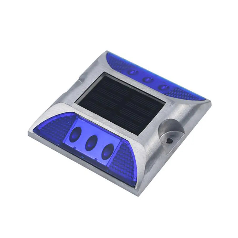 Solar LED Road Stud Light | IP68 Aluminum Reflective Warning Light