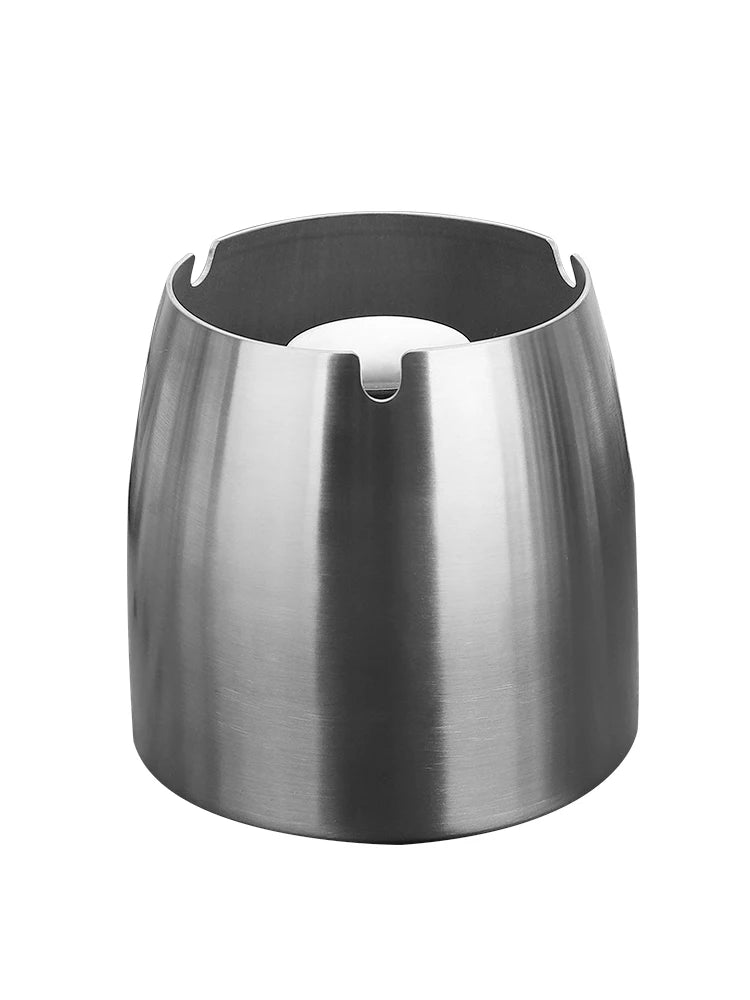 Personality trend anti-fly ash with cover home hotel bar restaurant custom stainless steel large ashtray ashtray Oasis Select