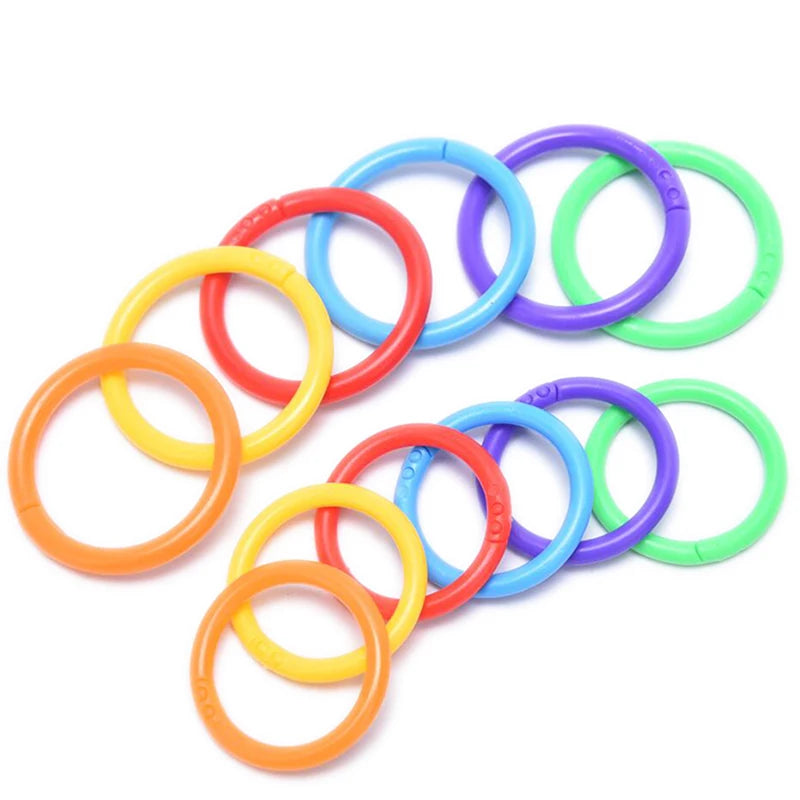 20Pcs 28mm Plastic Loose Leaf Binder Rings | DIY Notebook Albums