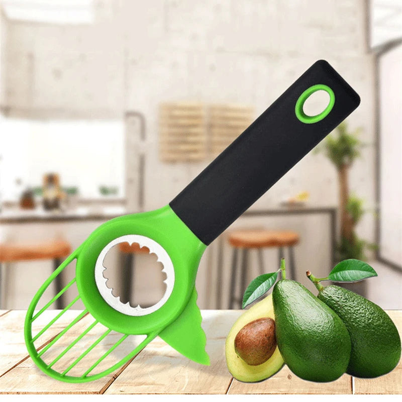 3-in-1 Avocado Slicer, Corer & Peeler – Kitchen Gadget Tool Avocado Slicer Tool Oasis Select