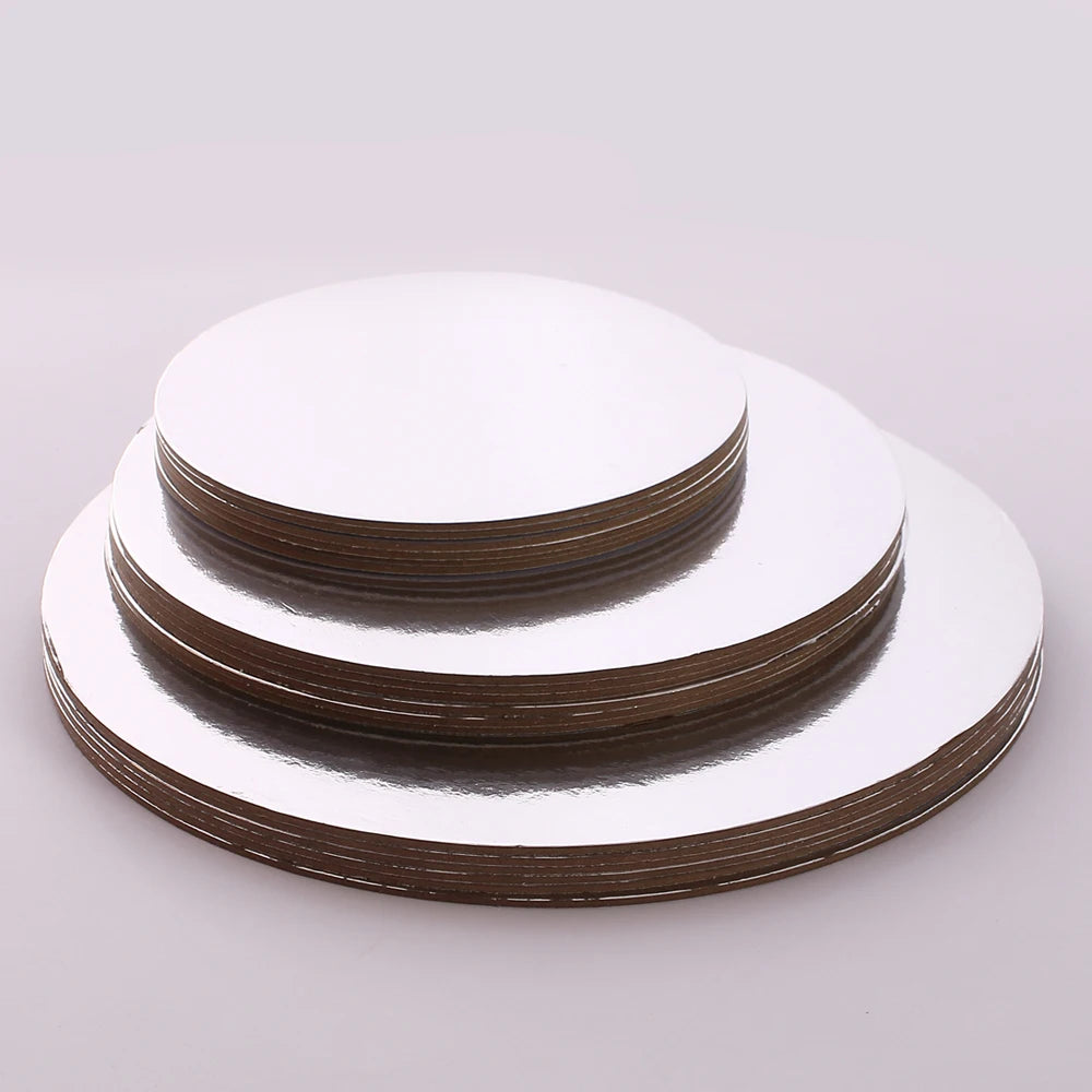 6/8/10inch Round Cake Board Circle Base Cupcakes Stand Paper Cases Liners Party Pastry Baking Mat Decorations Oasis Select