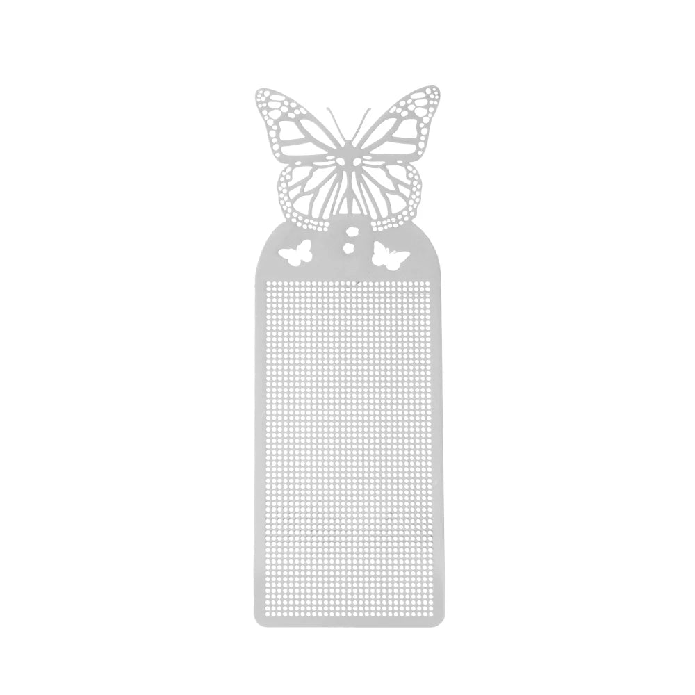 DIY Craft Cross Stitch Bookmark Butterfly Owl Stich Metal Silver Golden Needlework Embroidery Crafts Counted Cross-Stitching Oasis Select Butterlfy Silver