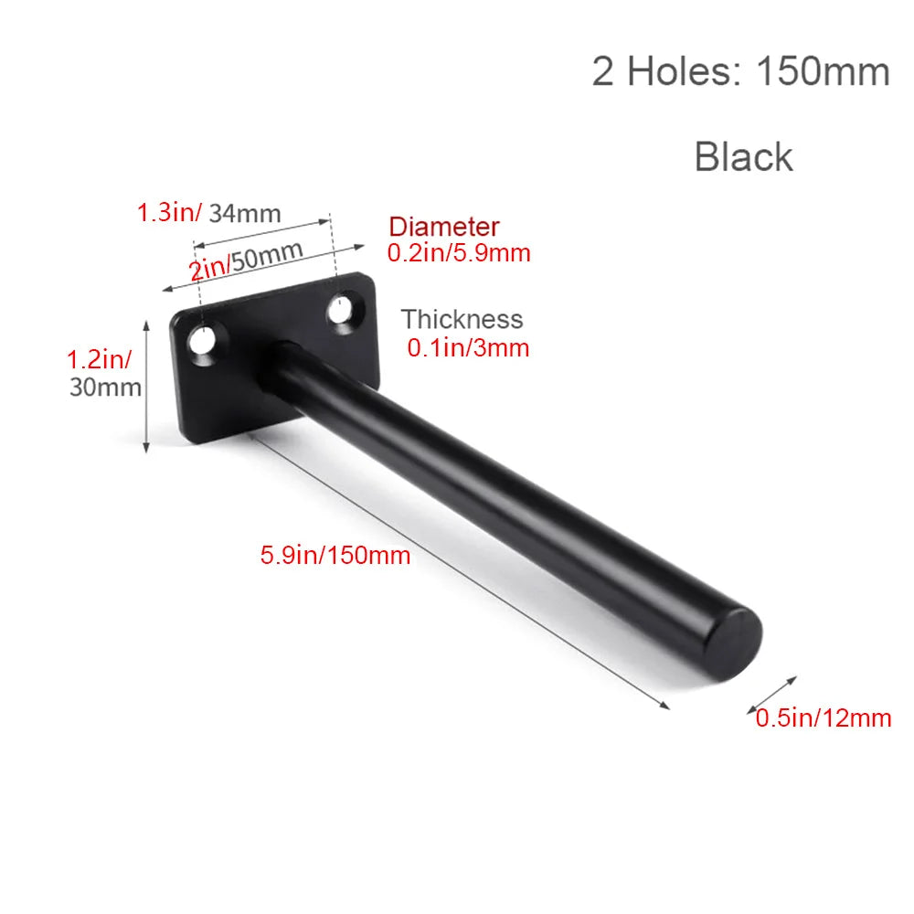 Durable Table Heavy Duty Shelf Bracket Wall Shelf Support Metal Wall Mount Shelf Storage Rack Bench Board Furniture Hardware Oasis Select C-15cm