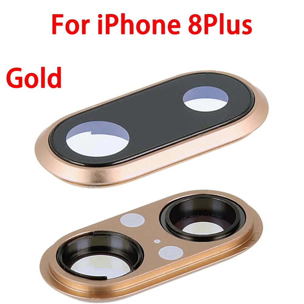 iPhone 6/6s/7/8 Series Rear Camera Lens Glass Cover with Frame