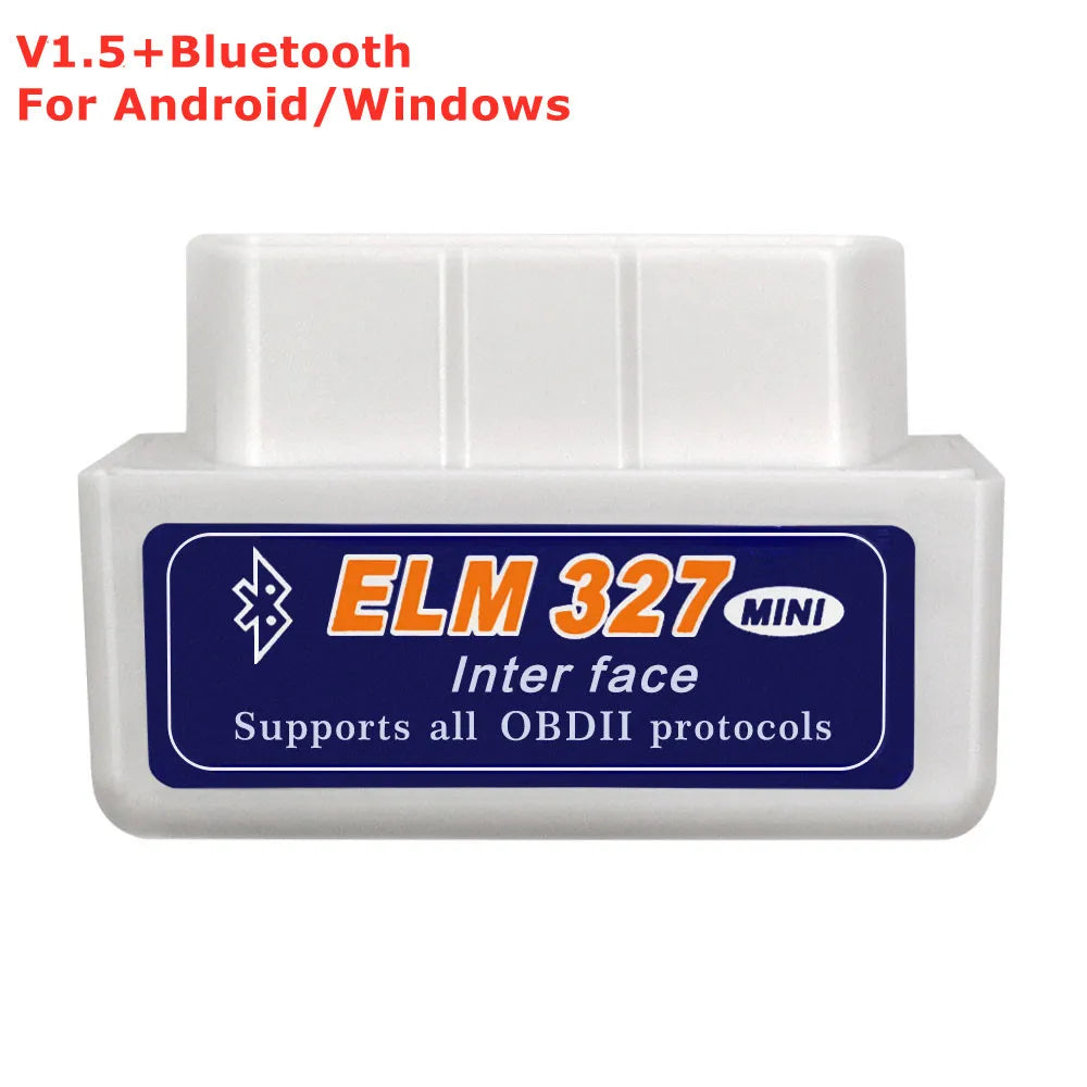 ELM327 V1.5 Bluetooth WiFi OBD2 Scanner – iOS, Android & PC OBD2 Diagnostic Scanner Oasis Select WHITE