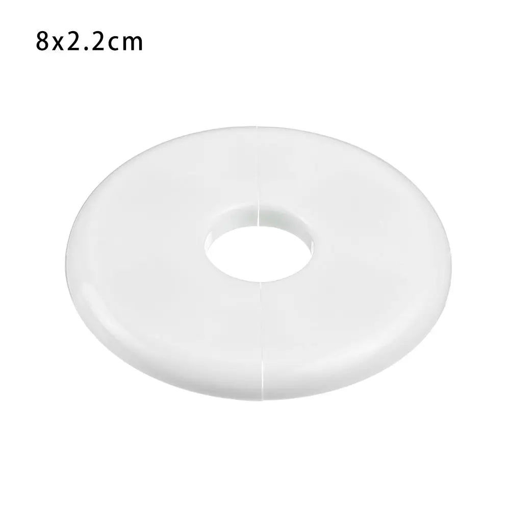 86Type ABS Wall Wire Hole Cover Air-conditioning Dust Pipe Plug Reserved Drill Hole Panel Decor Office Desk Hole Cap Hardware Oasis Select 8x2.2cm