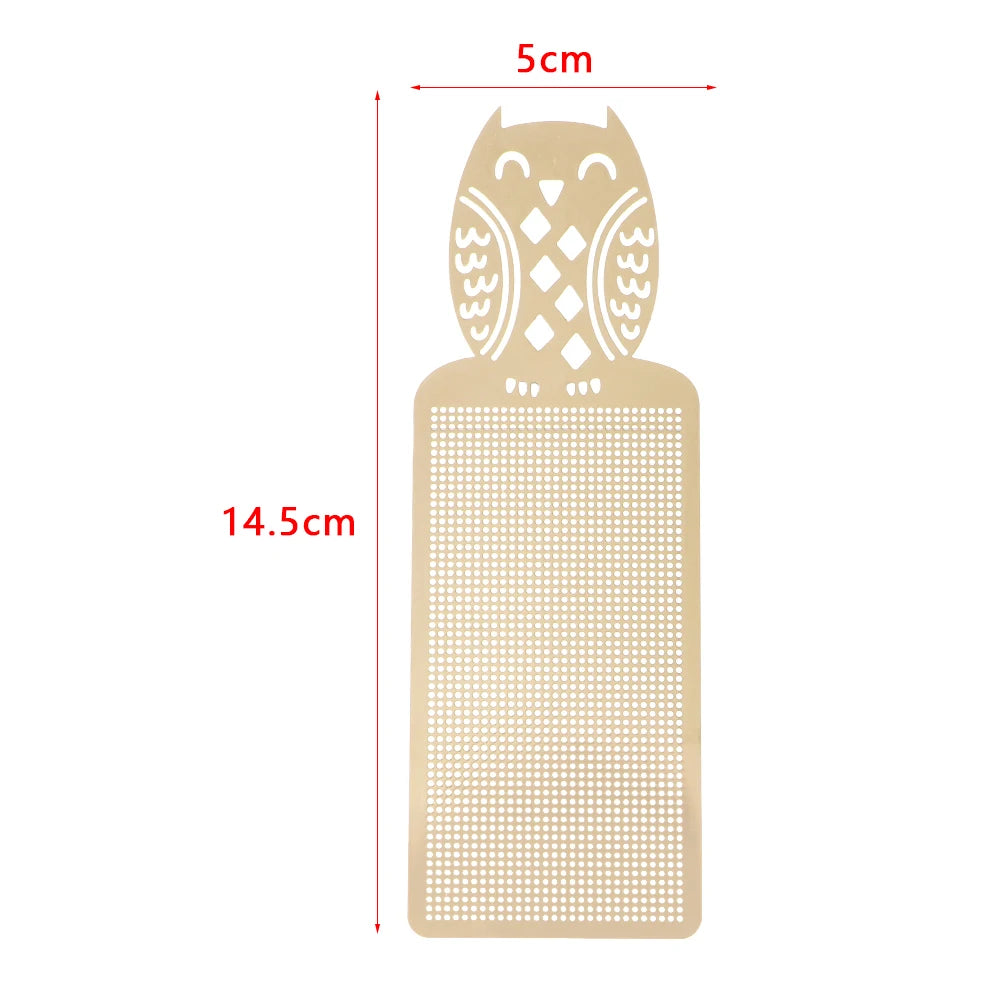 DIY Craft Cross Stitch Bookmark Butterfly Owl Stich Metal Silver Golden Needlework Embroidery Crafts Counted Cross-Stitching Oasis Select