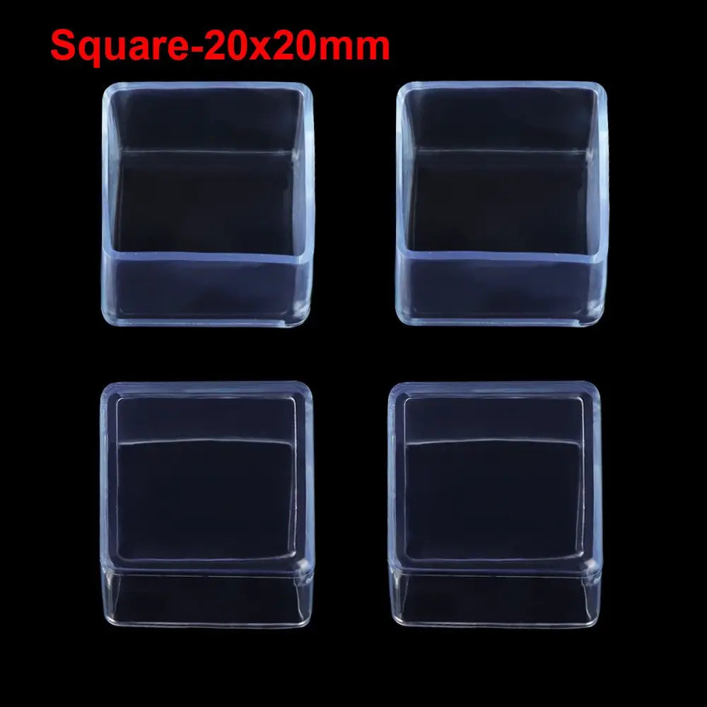 Non-slip Oval Chair Leg Caps Feet Protector Pads Furniture Leveling