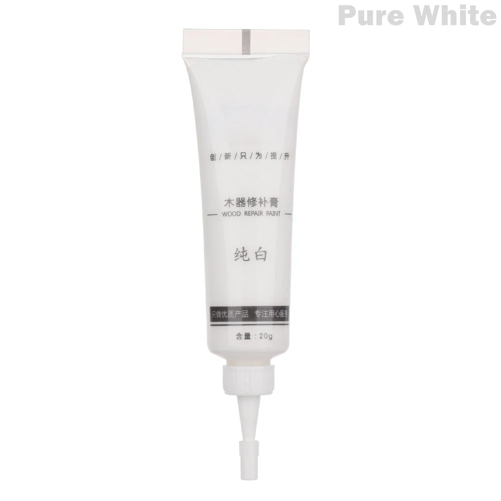Marker Pen Cream Wax Repair Polymer Resin For DIY Wood cratch Filler Remover Wooden Furniture Touch Up Tool Fast Repair Oasis Select Pure White