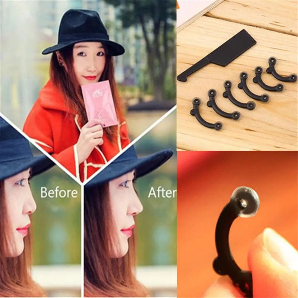 6-Piece Nose Shaping Clip Set – Bridge Lifter, 3 Sizes