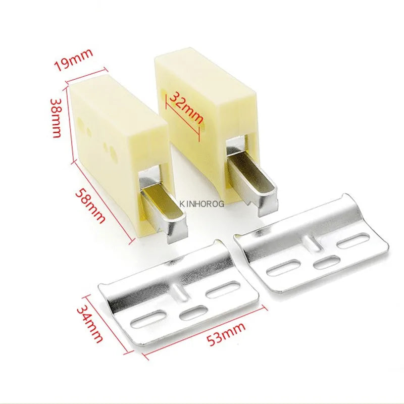 2pc Cupboard Hanging Fixed Accessories wall mount Fixed support Bracket Heavy invisible connector cabinet Furniture Hardware Oasis Select