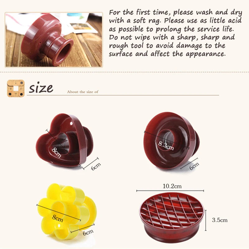 4-Type Donut Maker Mold Set – DIY Doughnut Cutter & Fondant Donut Baking Mold Oasis Select