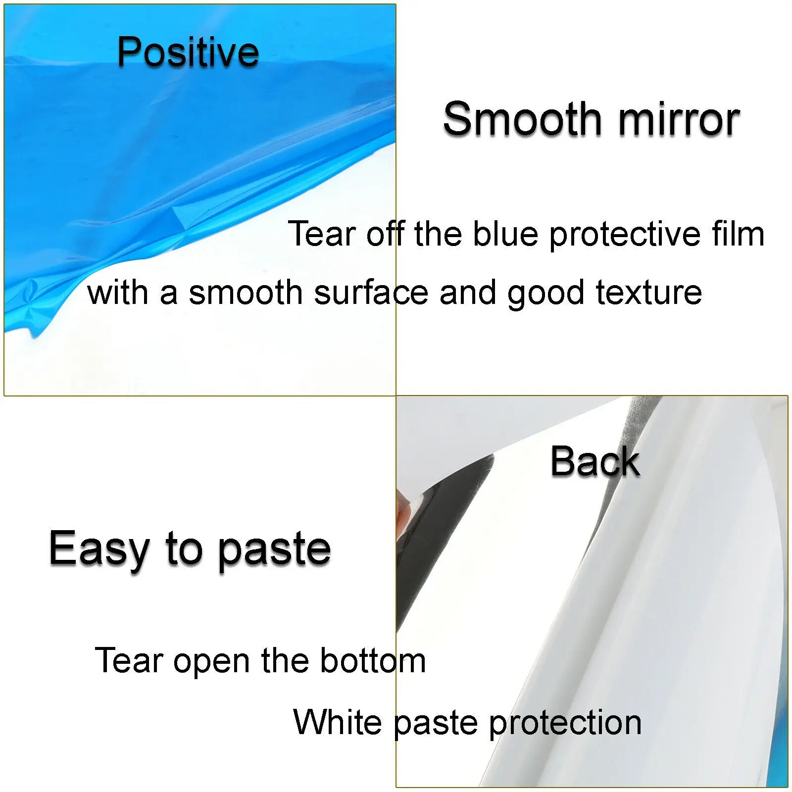 Removable Mirror Wall Sticker Self Bathroom Waterproof Self-Adhesive Impact Resistance Mirror Sheets Diy Home Decoration Oasis Select