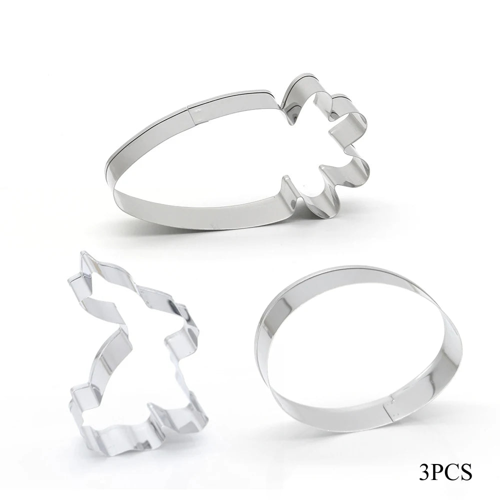 Christmas Cookie Cutters | Stainless Steel Xmas Baking Molds