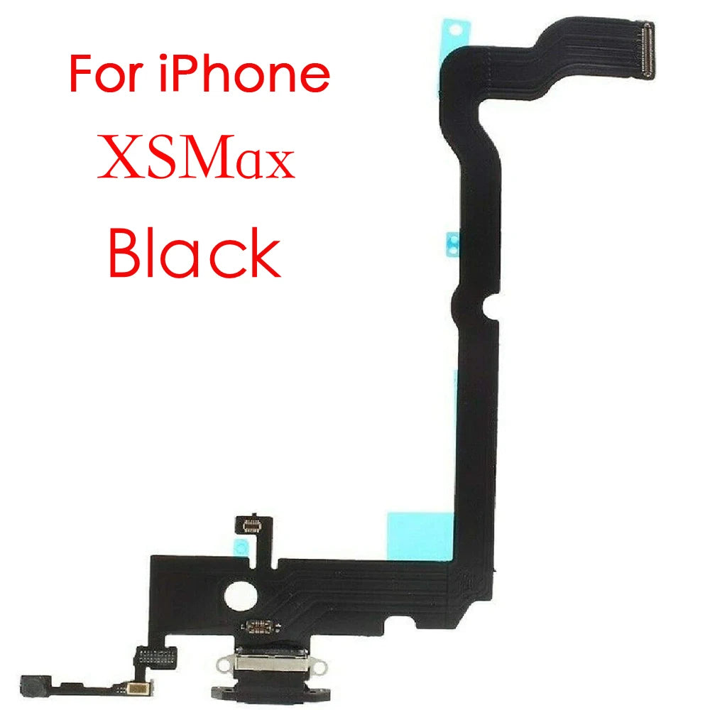 iPhone X XR XS Max Charging Port Dock Flex Cable & Mic Replacement