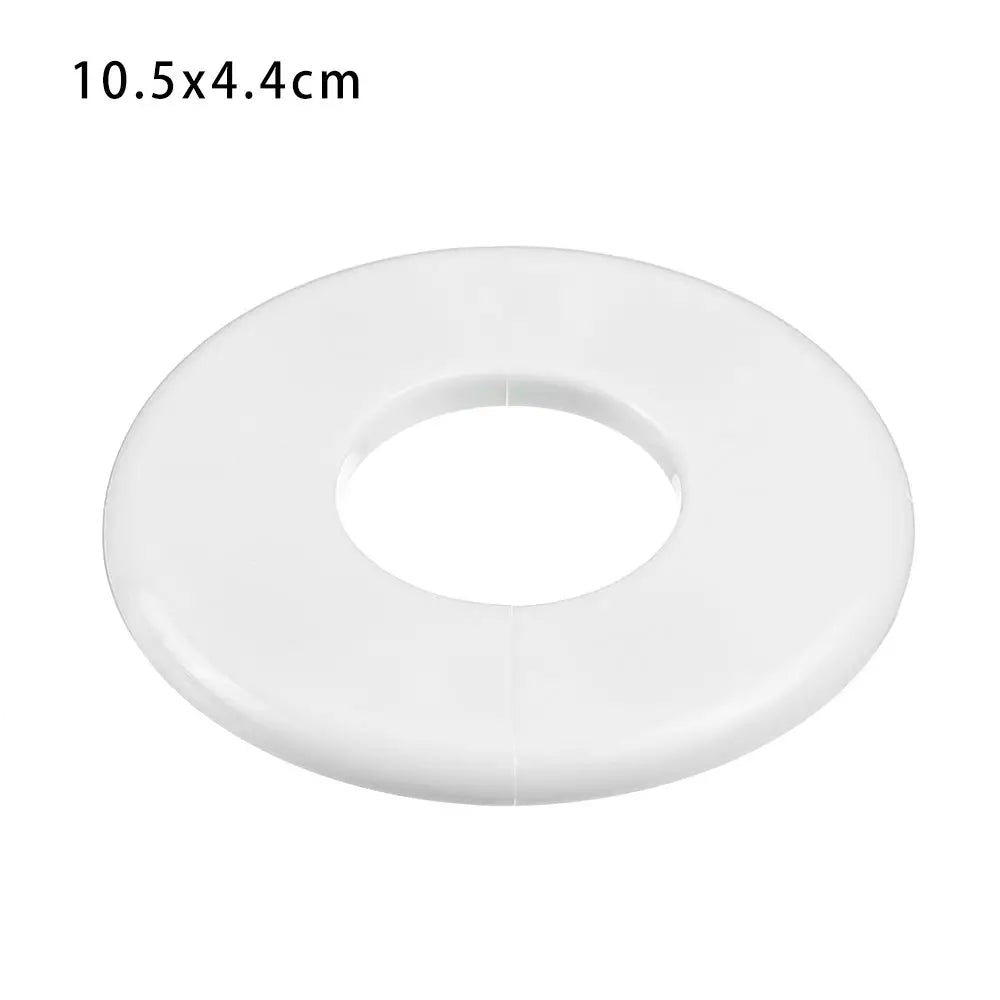 86Type ABS Wall Wire Hole Cover Air-conditioning Dust Pipe Plug Reserved Drill Hole Panel Decor Office Desk Hole Cap Hardware Oasis Select 10.5x4.4cm