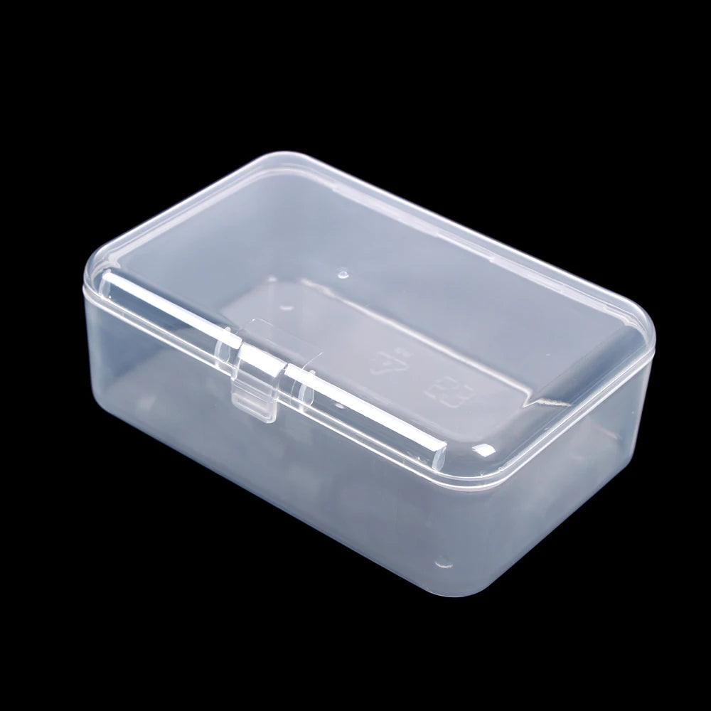 Clear Plastic Jewelry Box with Lid – Dustproof PP Storage Case