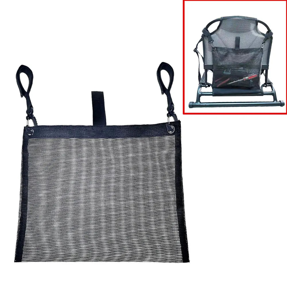 Durable Kayak Mesh Bag Beer Storage Pouch Rowing Boat Chair Toolkit Bag Kayak Fishing Rod Holder Tackle Bag Oasis Select