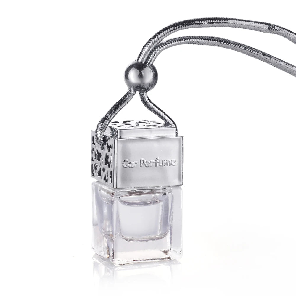 Car Perfume Bottle Perfume Pendant Household Storage Bottle Air Freshener with Flower for Essential Oils Auto Ornament Oasis Select 3