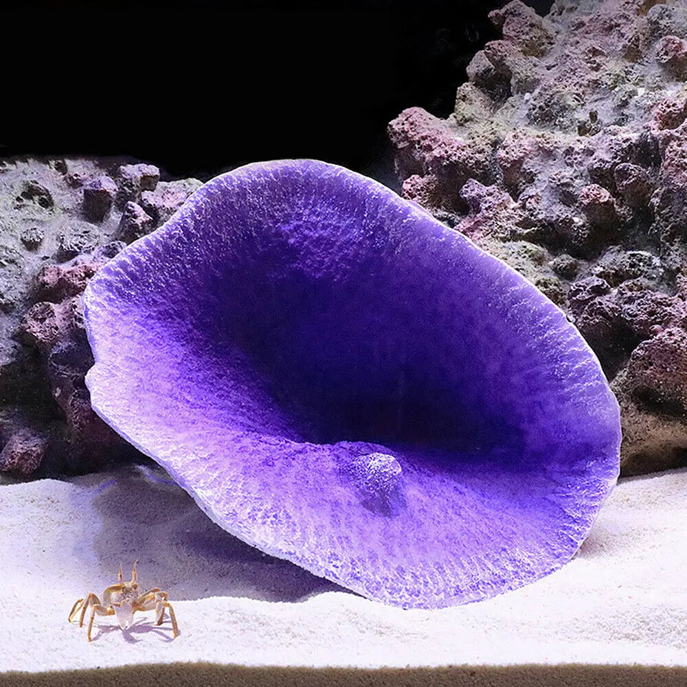 Artificial Coral Fish Tank Decoration Emulates Starfish Resin Reef Landscape Aquarium Decoration Craft Tabletop Decoration Oasis Select 7-16x11.5x10cm