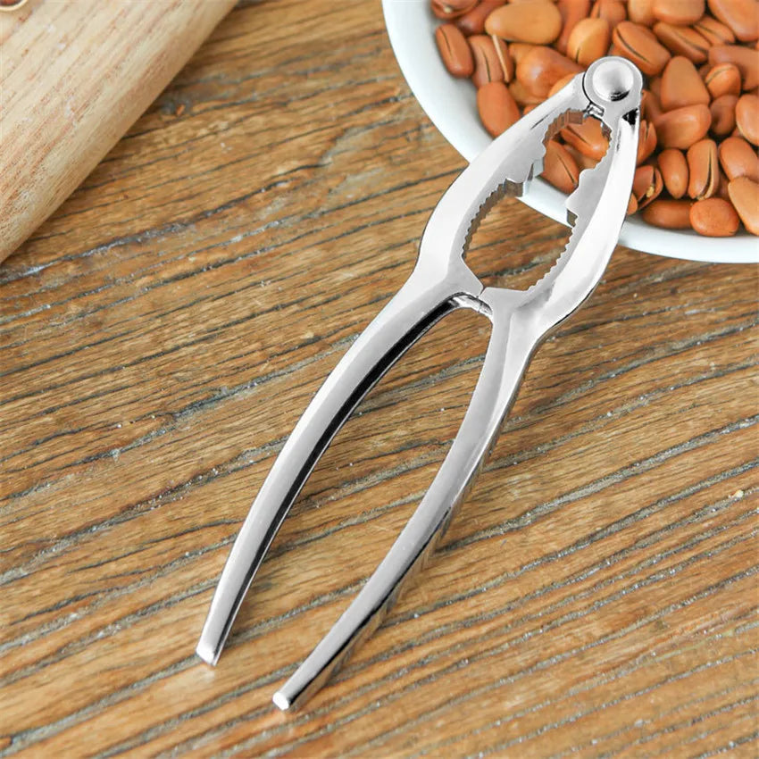 Zinc Alloy Nutcracker Sheller Crack Almond Walnut Pecan Hazelnut Filbert Nut Kitchen Nut Sheller Clip Tool Clamp Plier Cracker Oasis Select