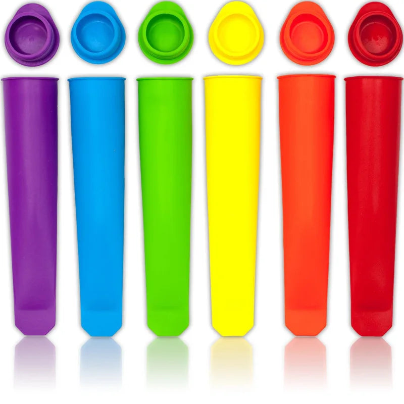 5-Pack BPA-Free Silicone Popsicle Molds – DIY Ice Cream Maker Ice Cream Mold Set Oasis Select Default Title