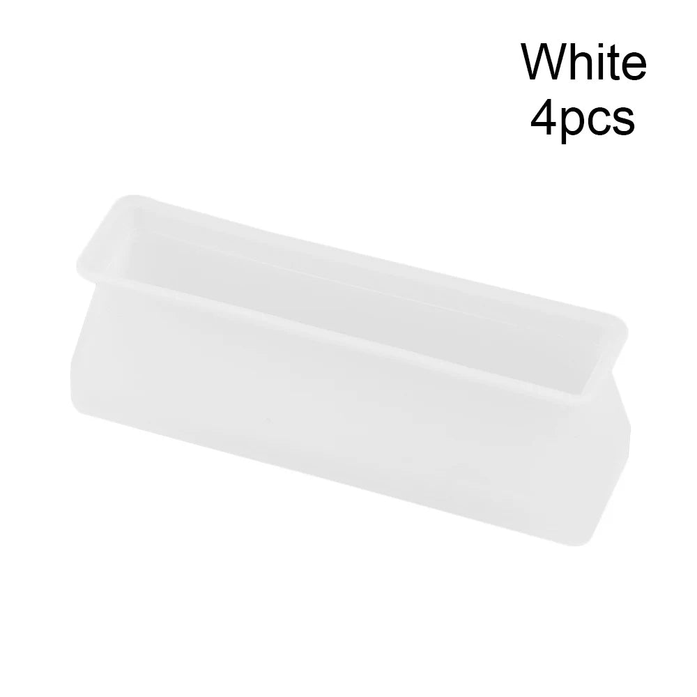 Silicone Rectangular Feet Cover Furniture Floor Protector Pad Anti