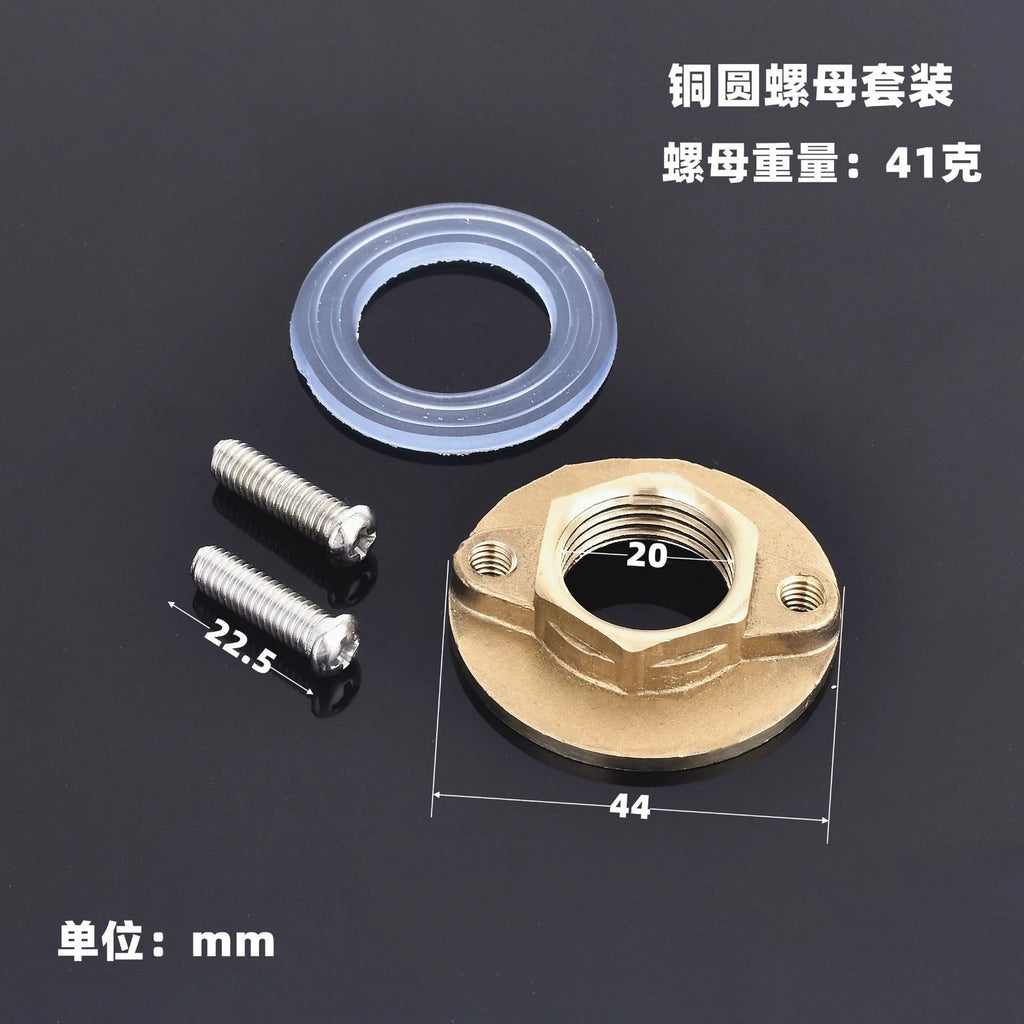 Brass C Type Tap Faucet Anti-loosing Nut Cap Fixing Fitting Kit Wash Basin Tool Fastening Circlip Washer Parts Kitchen Fixture Oasis Select F