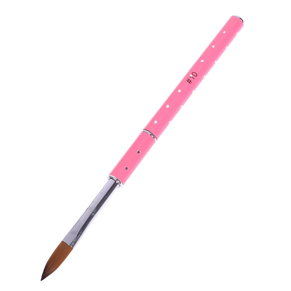 Kolinsky Sable Nail Art Brush – Metal Handle UV Gel & Acrylic