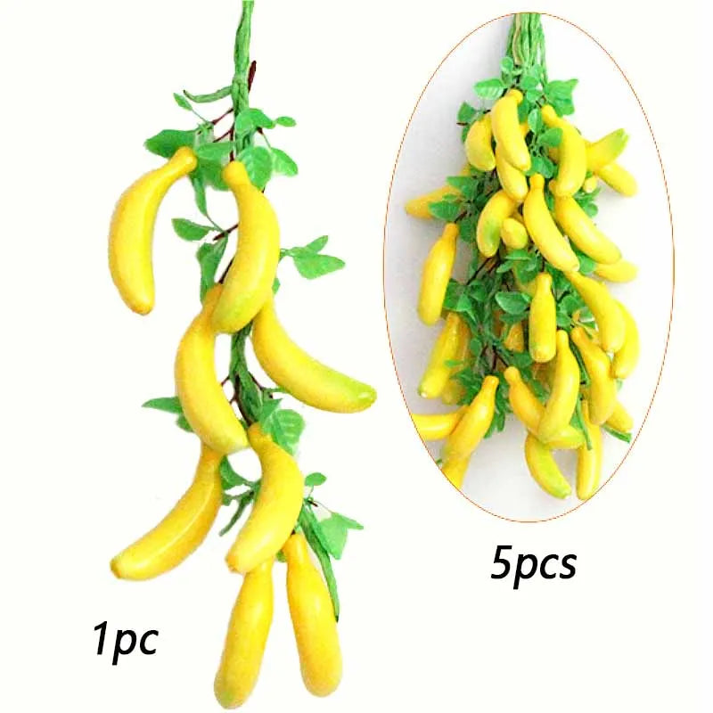Artificial Simulation Food Vegetables Fake Chili Pepper Fruits Grapes Photography Props For Home Decoration Christmas Wall Decor Oasis Select Banana