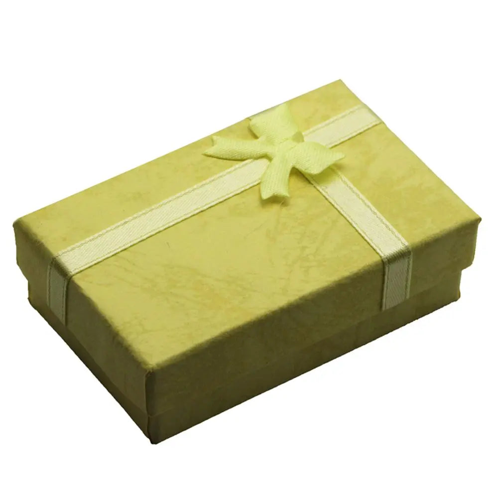 Beauty Jewellery Gift Box Pendant Case Diaplay For Ring Earring Necklace Watch Jewelry Display Valentine's Day Gift Oasis Select Yellow Other