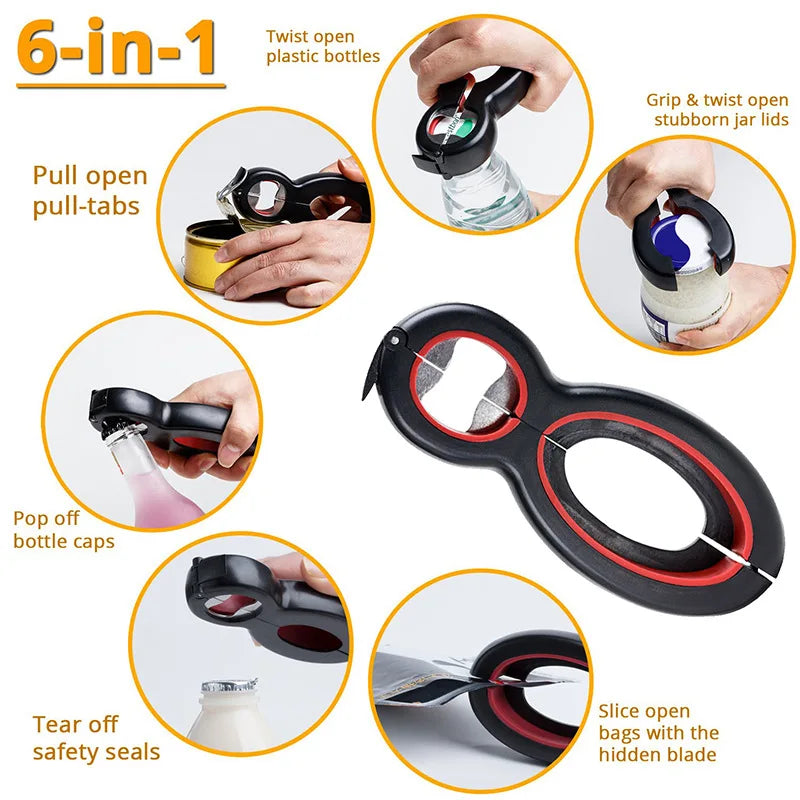 Stainless Steel Can & Bottle Opener Set – Multifunctional Kitchen Can & Bottle Opener Oasis Select