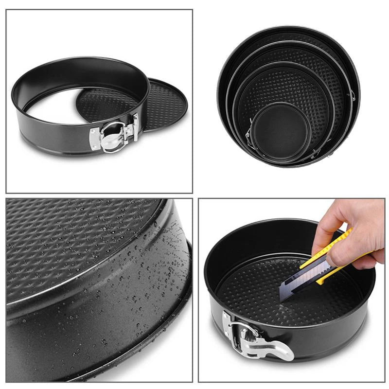 CHANSUNRUN 8/9/10" Non-Stick Springform Cake Pan Set of 3 Springform Cake Pan Set Oasis Select