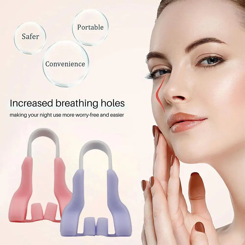 Nose Shaper For Wide Noses Soft Silicone Nose Bridge Enhancer, Corrector, Shrinker Painless Beauty Tool Nose Clip For Women Men Oasis Select