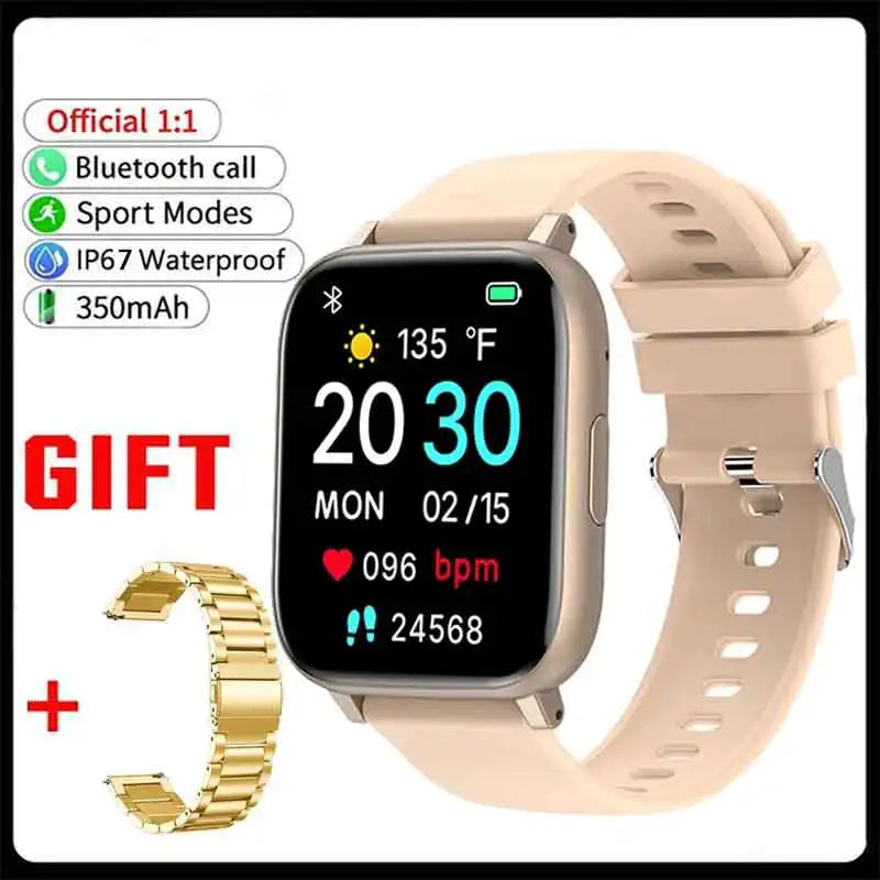 1.77" Smartwatch – Bluetooth Calls, Heart Rate & SpO2 Monitor