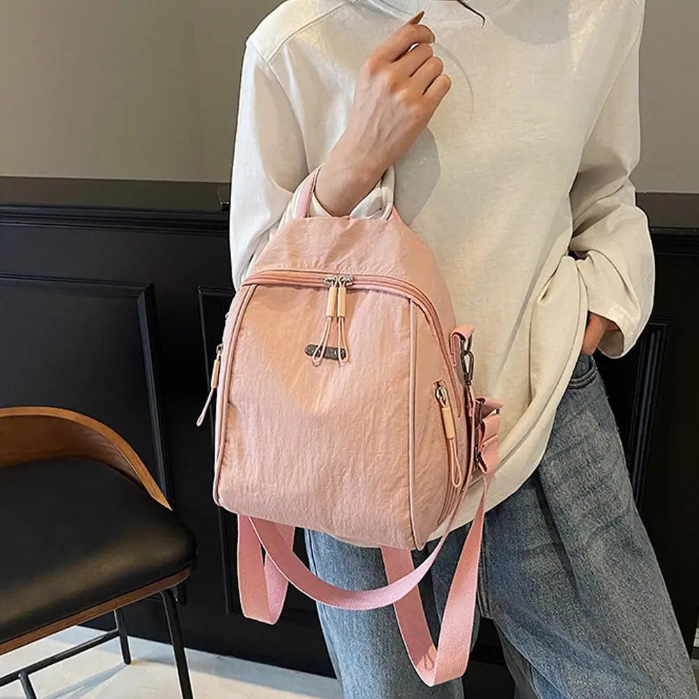 Women's Waterproof Oxford Backpack & Crossbody Shoulder Bag