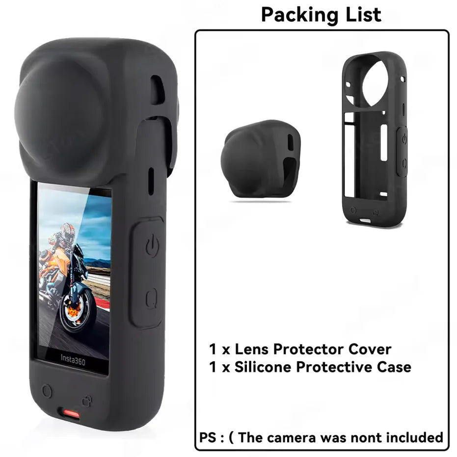 Insta360 X4 Accessories Kit – Lens Guards, Case & Screen Protector