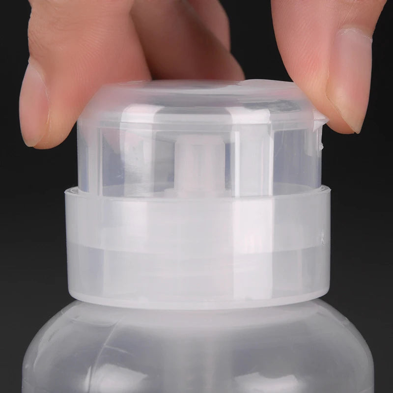 Refillable Nail Polish Remover Pump Bottle – 60ml & 180ml Nail Pump Dispenser Oasis Select
