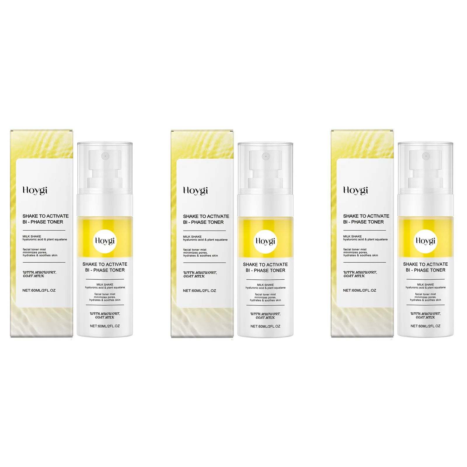 Hyaluronic Acid Moisturizing Facial Spray Brightening Relieve Redness Irritation Soothing Skin Nourishing Mist Face Essence Oasis Select 3 x 60ml Boxed