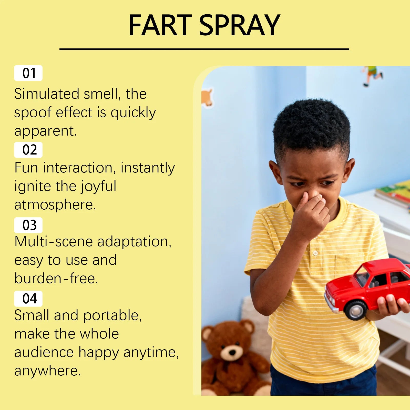 Stinky Spray Realistic Prank Odor Funny Prop Must Have Toy for Party Pranks Spray Party Surprise Oasis Select