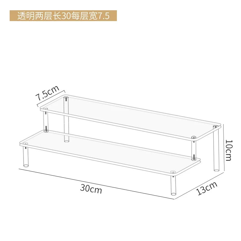 Clear Acrylic Display Stand | Perfume, Cupcake & Figurine Riser