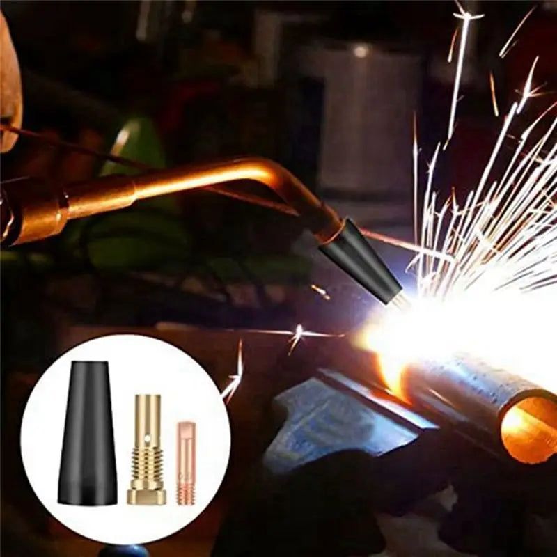 LIKE WISH 15Pcs MIG Welding Kit Flux Core Gasless Nozzle 0.8Mm Brass Welding Tips Replacement MIG Welder Replacement Oasis Select
