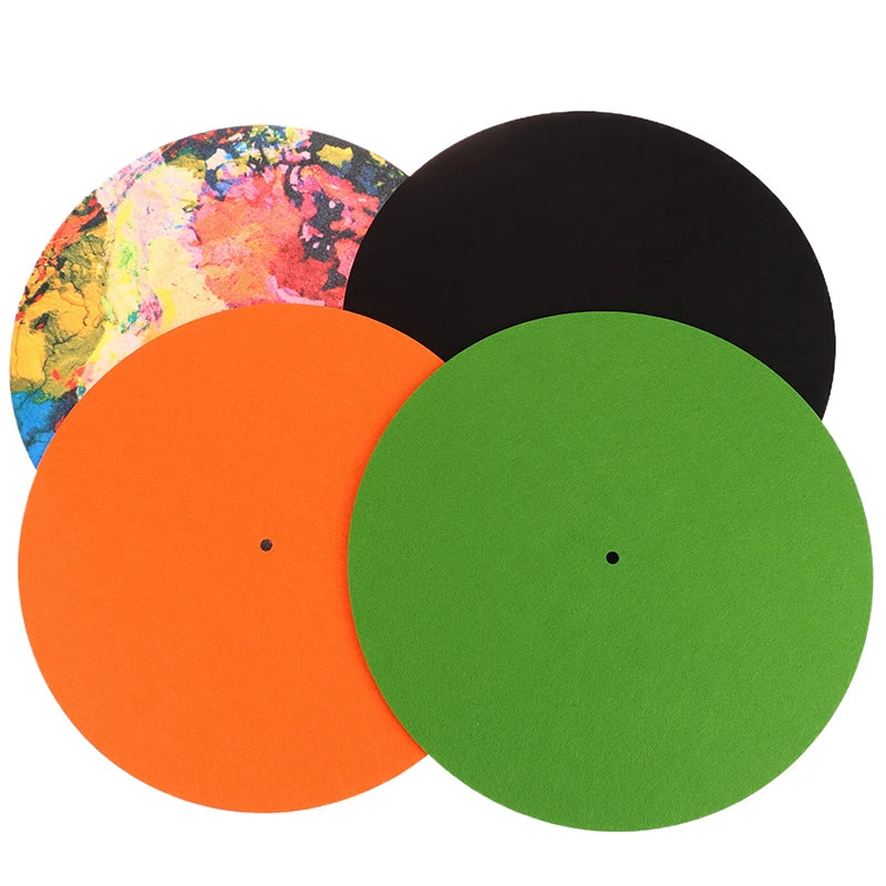 1PC Slip Mat Felt Turntable Platter Mat For LP Vinyl Record Audio Replacement DIY Accessories Audiophile Thick Turntable Mat Oasis Select