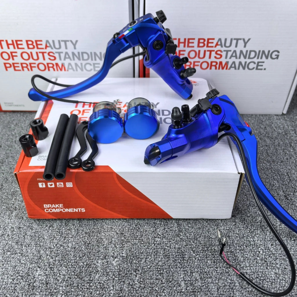 Motorcycle electric motorcycle brake modification direct push up pump CNC18MM piston factory team GP pump for 22MM handlebar Oasis Select 19RCS a pair 1