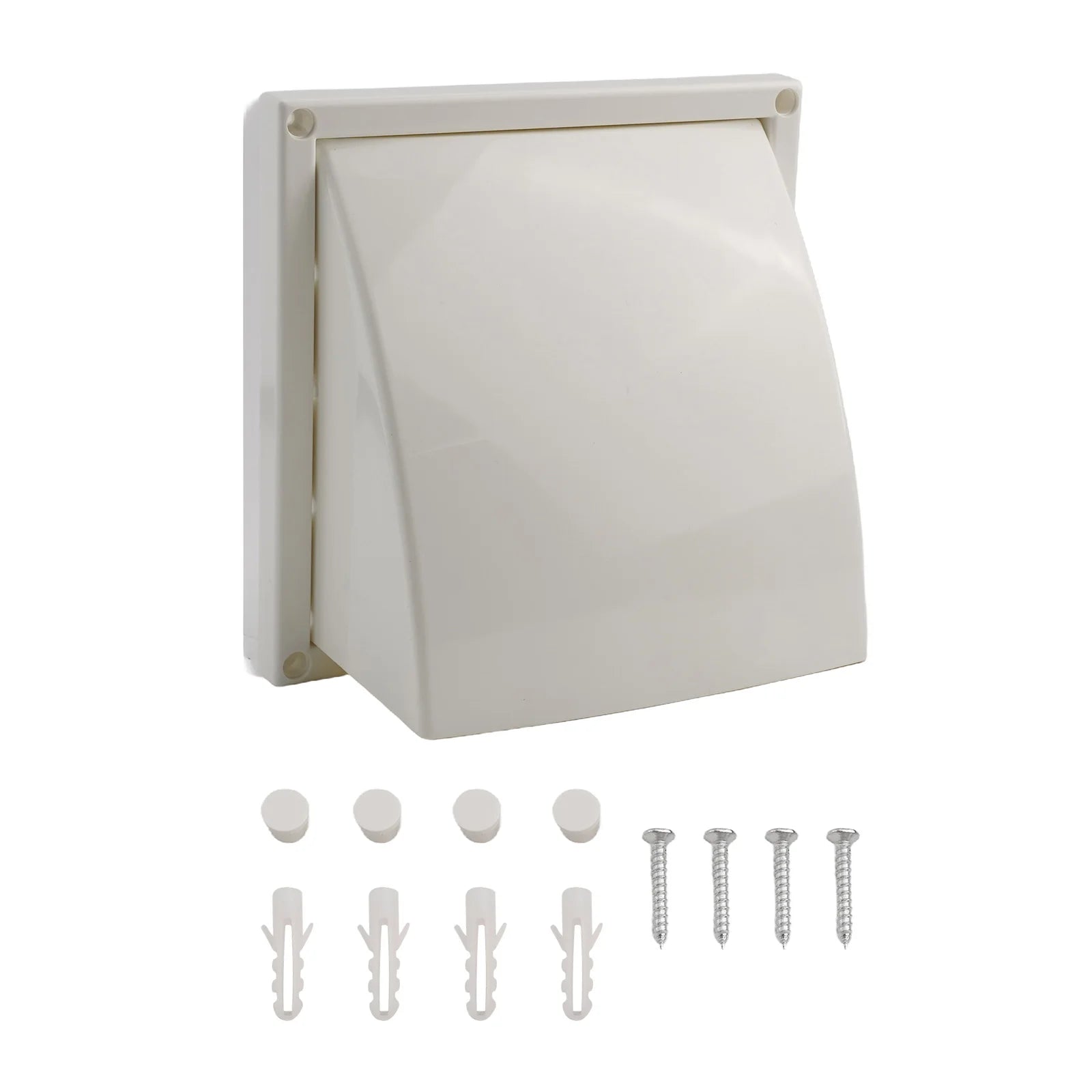 100/125/150mm Exterior Wall Ventilation Grille Range Hood Duct Air Outlet Extract Valve Ducting Ventilation Exhaust Grille Cover Oasis Select 150MM