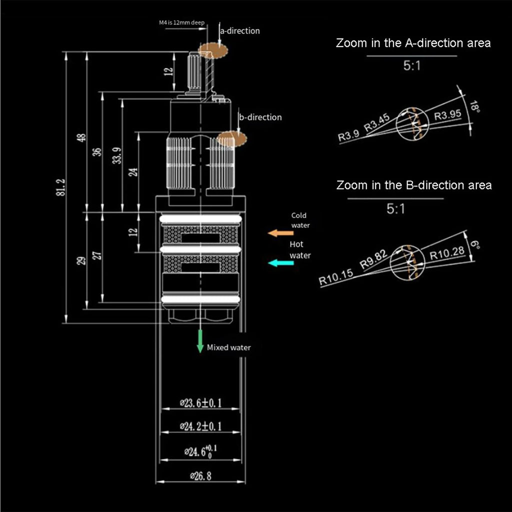 Brass Thermostatic Cartridge Temperature Control Valve Shower Bar Mixing Bathroom Accessories For Home Renovation High Quality Oasis Select A China Mainland